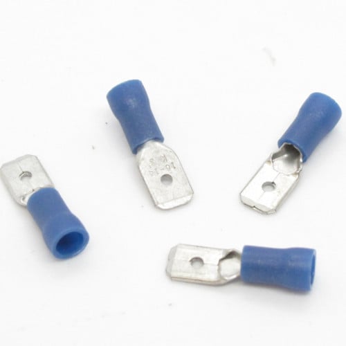 موصل كيبل 3 ملم ذكر أزرق عدد 5 حبات