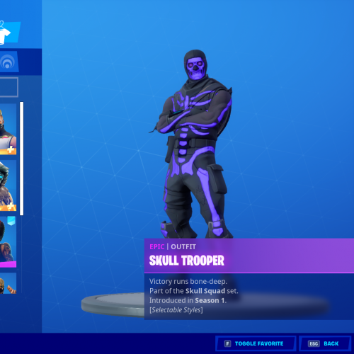 سكلتون بنفسجي