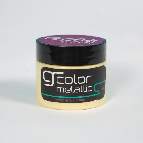 631 - ميتلك أصفر فاتح بيبي Graffiti Resin Metallic...