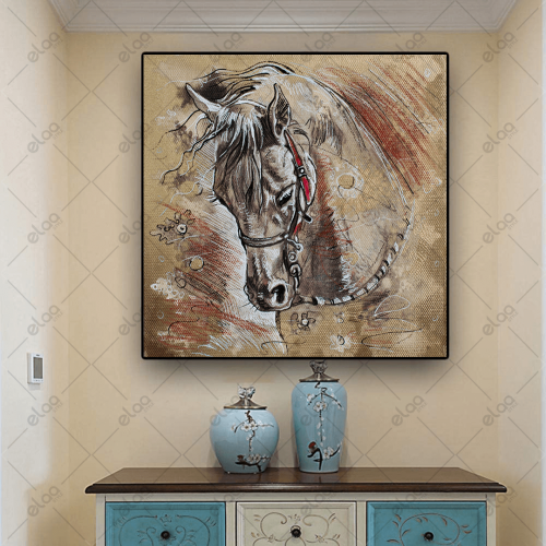 لوحات خيول - ايلا ستايل لمستلزمات المنزل العصري