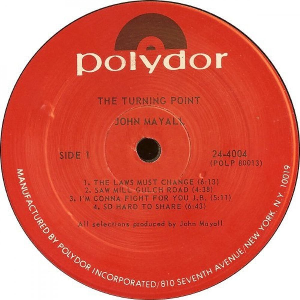 John Mayall ‎- The Turning Point
