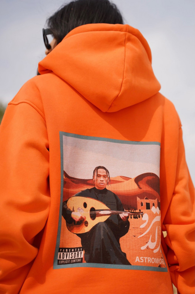 orange astroworld hoodie