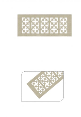 هواية أثاث المنيوم 100 ملي ×225 ملي