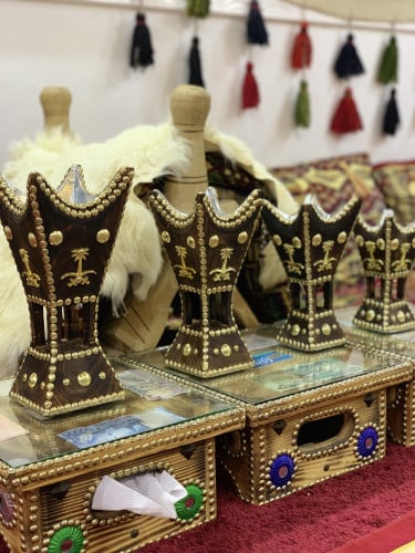 مباخر حايل سيف ونخلة بني محروق غامق