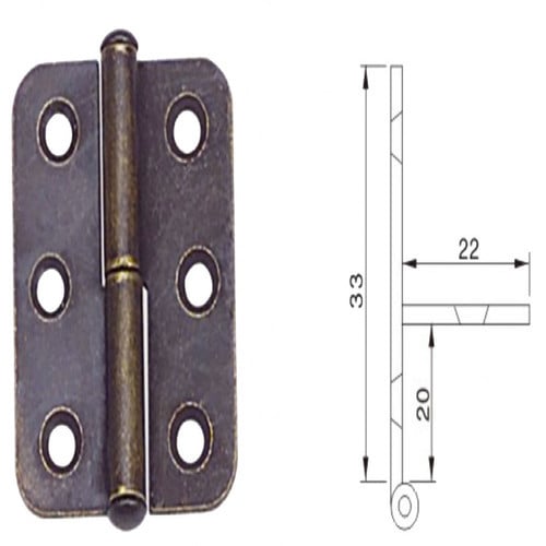 مفصلة اثاث لون برونز