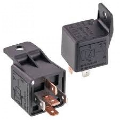 RELAY W-BRACKET 5 PIN 12V 30A No 10347W   ريلي 5 خط 12 فولن 30 امبير