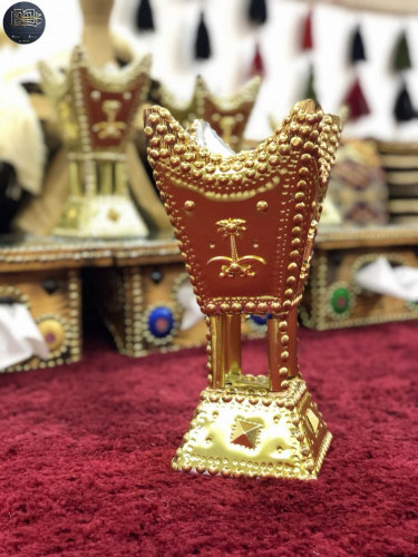 مباخر حايلية ذهبي سيف ونخلة