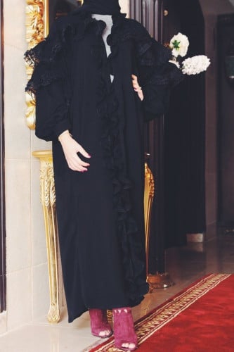 عباية سادة دانتيل