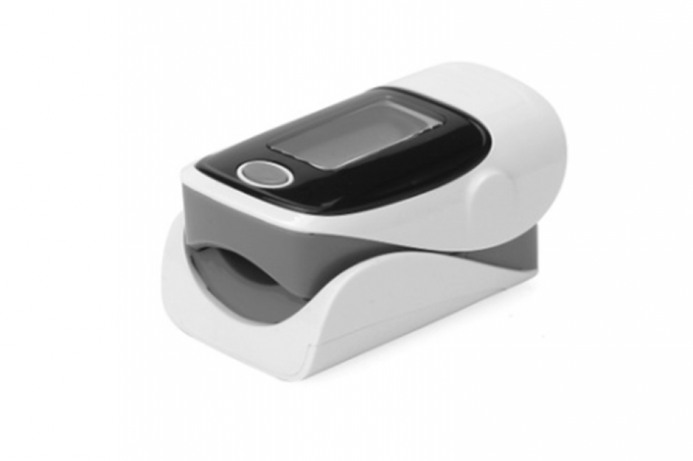 اوكسي ميتر قياس تشبع الأكسجين ونبض القلب بي كير شاشة رقمية حامل عنق