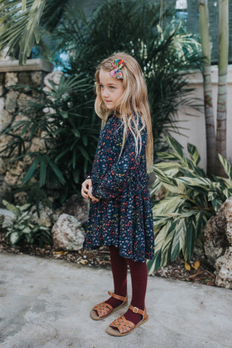 ORGANIC COTTON AMELIE FLORAL DRESS