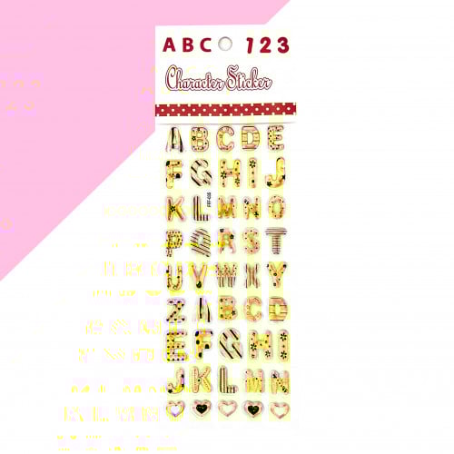 ستكرات مميزة بشكل حروف انجليزية