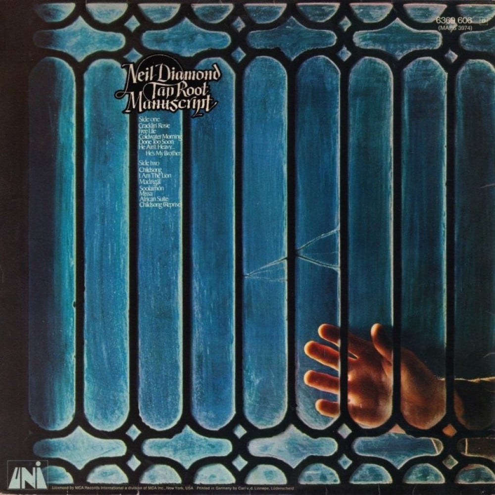 Neil Diamond ‎- Tap Root Manuscript