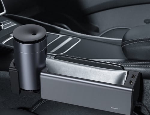 منظم الاغراض الذكي للسيارة بمدخلين شحن