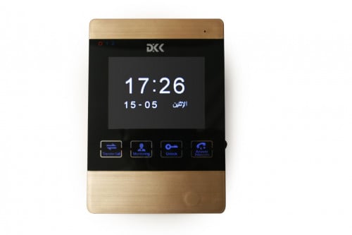 شاشة انتركوم نص لمس 4انش ذهبي ماركة DKK