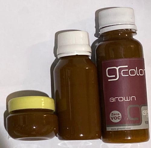 لون غرافيتي بني سائل