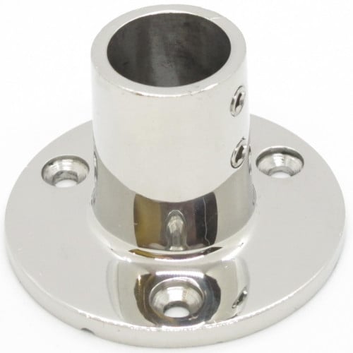 قاعدة دائرية ماسورة زاوية 90 ستيل مقاس 7/8 بوصة