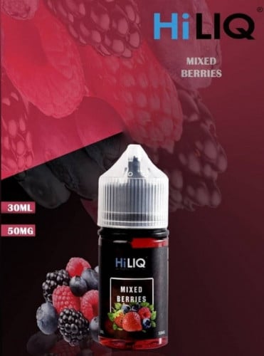 نكهة سولت خليط التوت مع الفراولة من هاي لك Hiliq Mixed berries