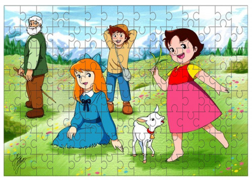 لعبة التركيب (puzzle ) هايدي