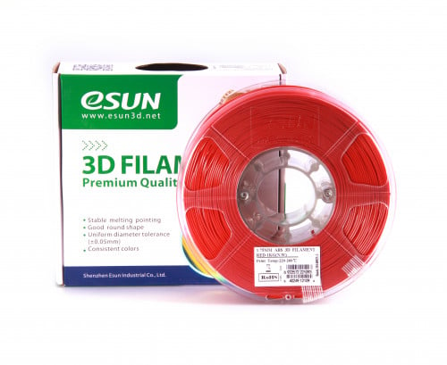 eSUN ABS (Red) 3D Filament 1.75mm, 1kg