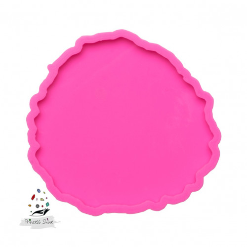 140 - قالب سيليكون كوستر متعرج