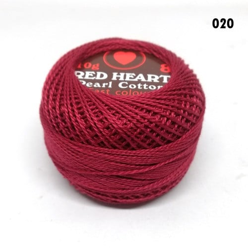 خيط تطريز Red Heart عنلبي 10غرام رقم اللون 020