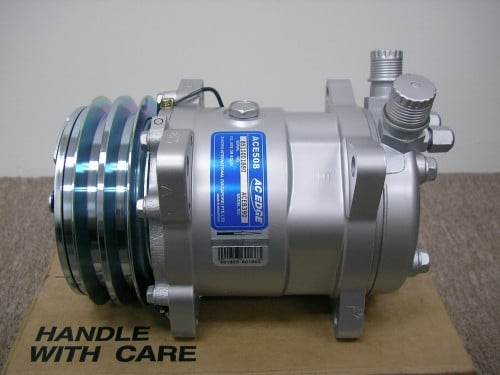 #10048S كمبروسر مكيف 508 ساند فلير  COMPRESSOR SD-508 FLARE 24V  V-O-R A-2