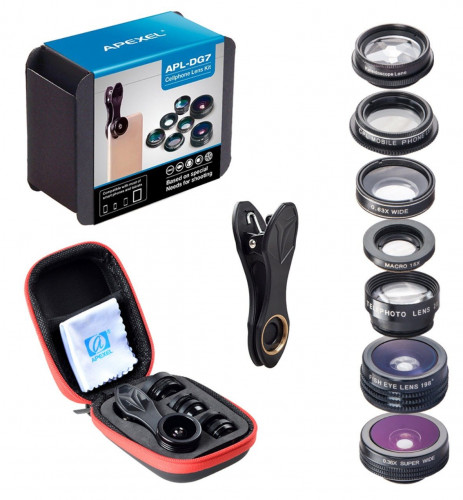 عدسات  للجوال 7 في 1 يونيفرسال للجوال