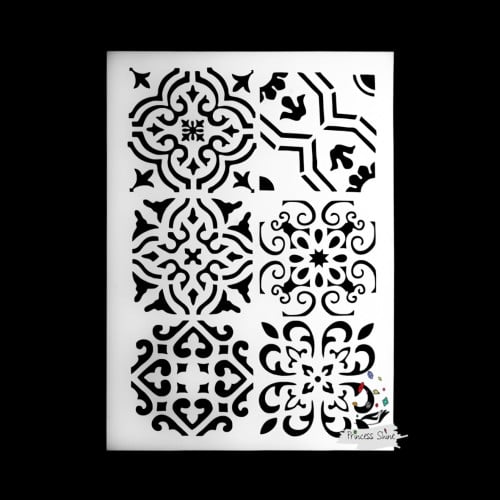 279 - استنسل بزخرفة عربية (A4)