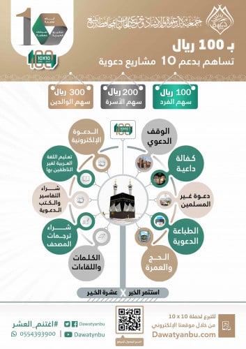 10x10 - استثمر الخير .. في عشرة الخير
