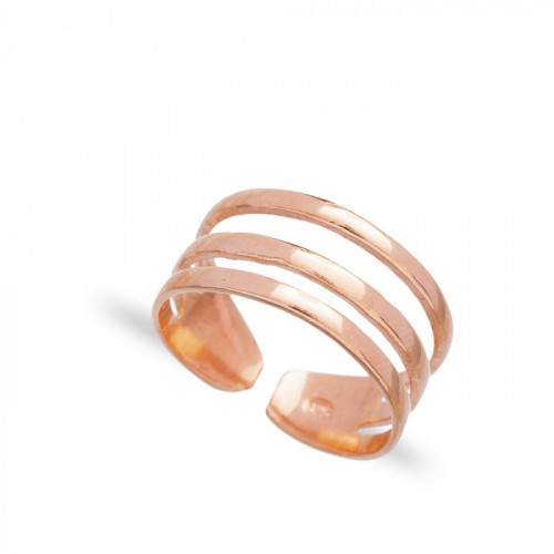 خاتم الثلاث حلقات تصميم جذاب وأنثوي -من مجموعة نفيس هدايا مجوهرات هدية نسائية فاخرة 4025