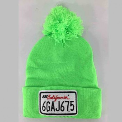 ايس كاب أخضر فستقي بكوره (KK251118-4 Pistachio Green Beanie Bubble Hat)