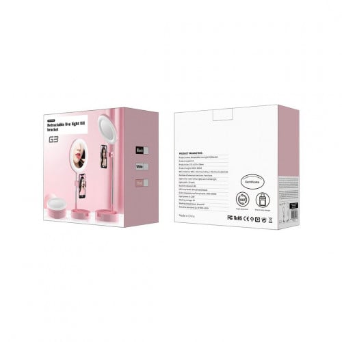 ستاند حامل للجوال واضاءة ليد مع مرآة - G3