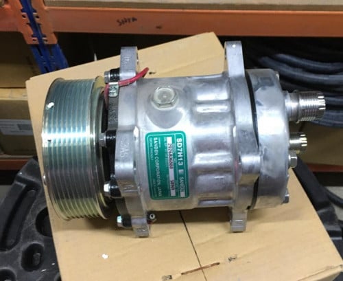 #10180S كمبروسر مكيف ساندن / COMPRESSOR SANDEN SD7H13-8969 8PK BACK SCREW H