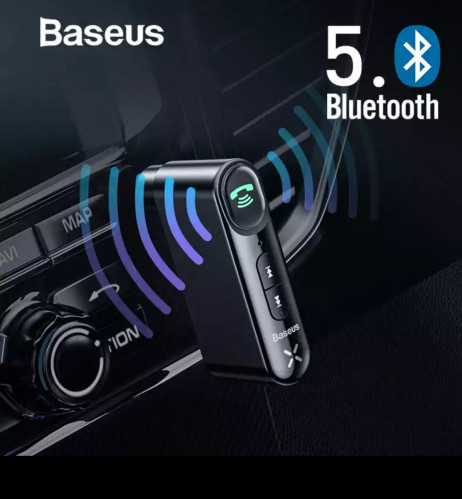 قطعة بلوتوث للسيارة لمدخل الـ Aux من باسيوس