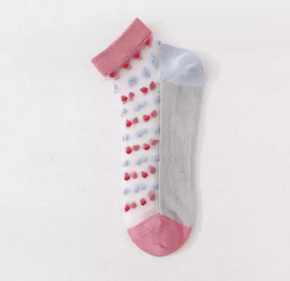 Strawberry Transparent Socks