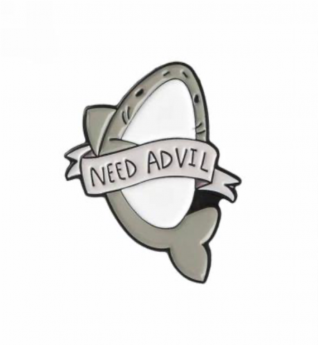 بروش بتصميم قرش بعبارة need advil