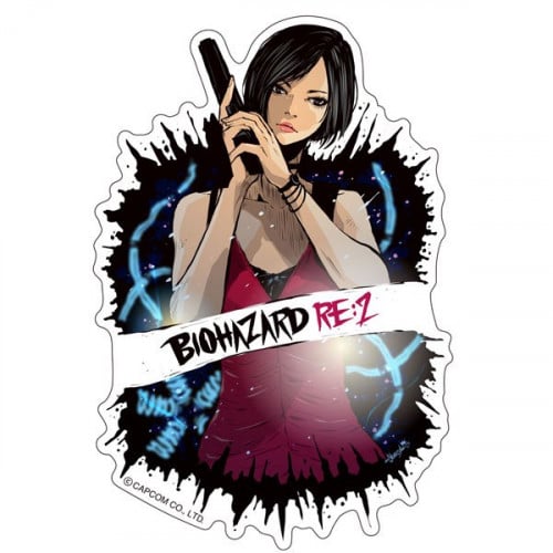 CAPCOM x B-SIDE LABEL Sticker Resident Evil RE:2 A...