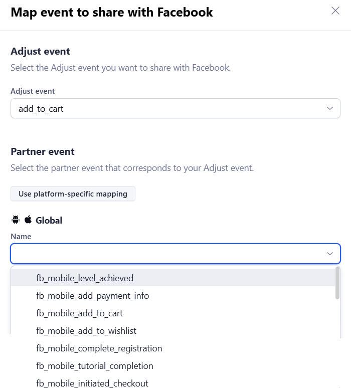 ربط تطبيقك مع منصات الإعلان من خلال Adjust