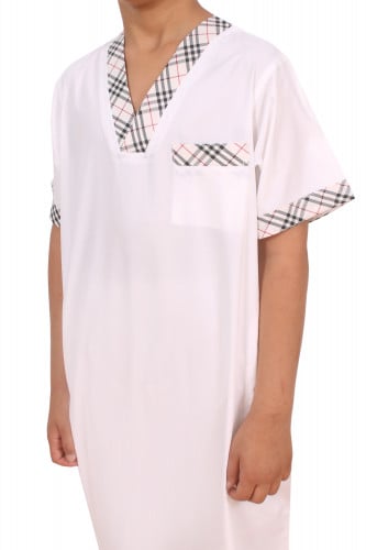 Jalabiya for children half sleeves