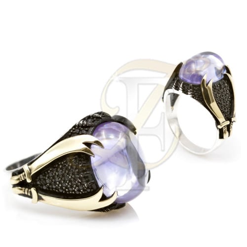 خاتم (زركون) فضة عيار 952