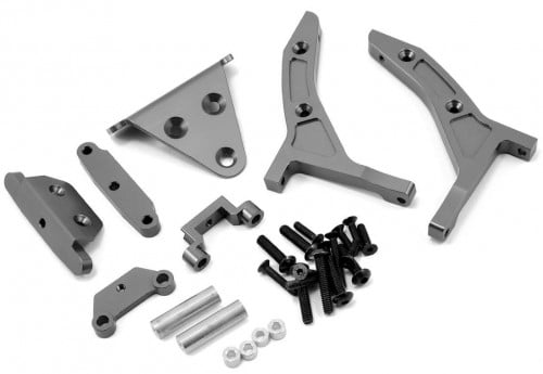 STRC ST Racing Concepts Traxxas Slash 4x4 1/8 E-Buggy Conversion Kit (Gun Metal) for RC ST6808GM