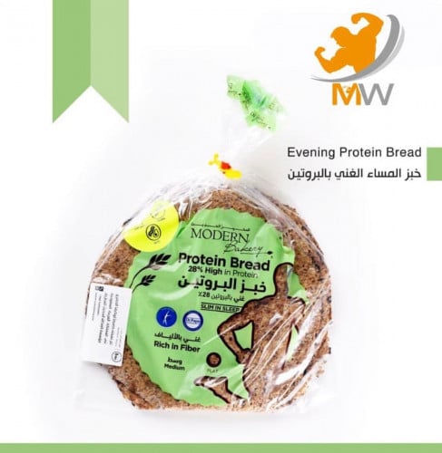 خبز عربي المساء بالبروتين