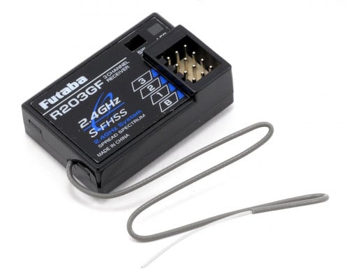 Futaba R203GF S-FHSS 3-Channel 2.4GHz Receiver for RC FUTL7603