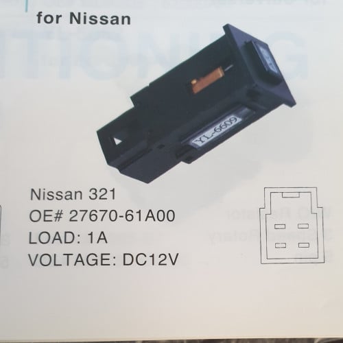 #10343W مفتاح سوتش سياره نيسان / AC SWITCH FOR NISSAN