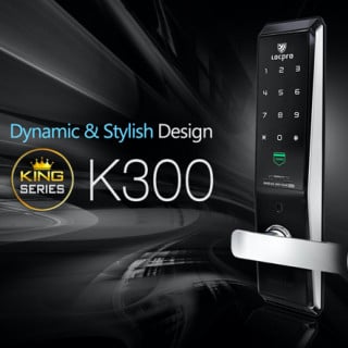 قفل للابواب k300 نحاسي بدون بصمة