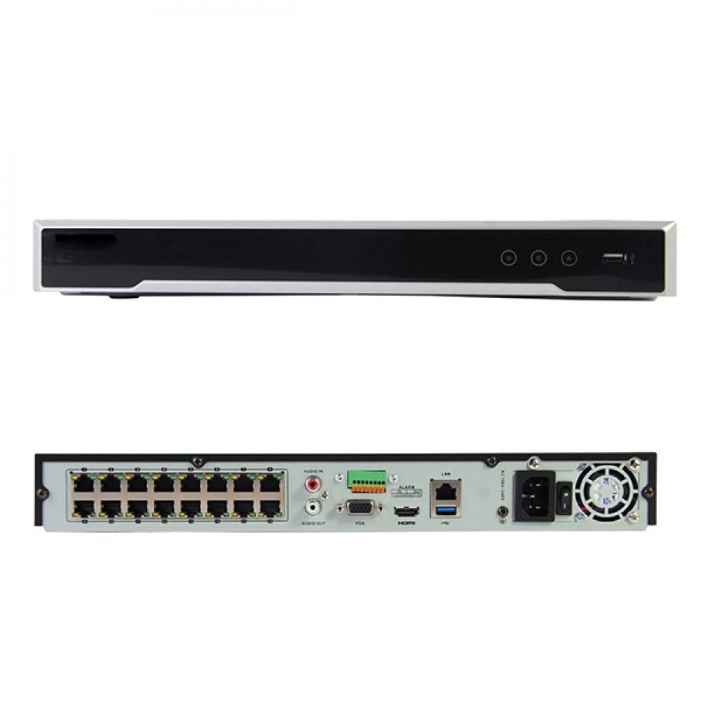 جهاز تشغيل 16كاميرات هيكفجن 16مخرج شبكة DS-7616NXI-K2/16P POE PORTS