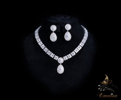 طقم مطلي ذهب عيار 18 - اطقم مناسبات