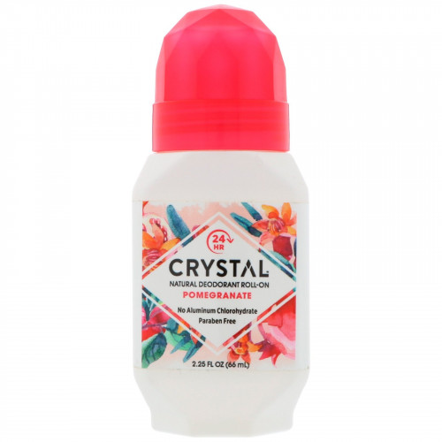 Crystal Body Deodorant, مزيل العرق الطبيعي الرمان،...
