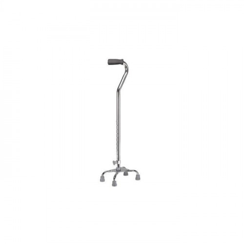 عصا بأربعة أرجل لون فضي