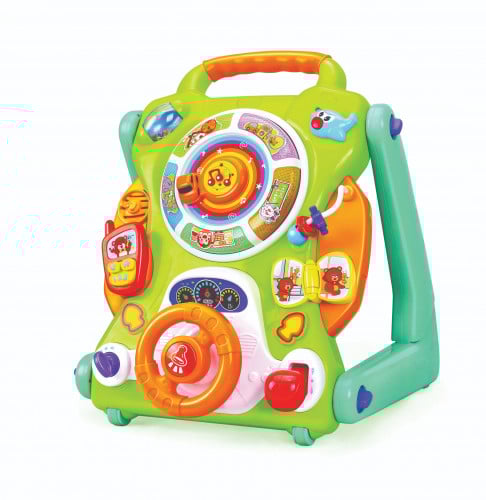 تعليم المشي و طاولة الأنشطة الالكترونية